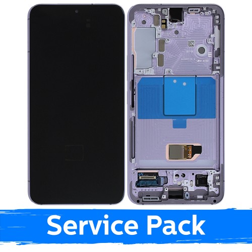 LCD ekraan ühilduv Samsung S901 S22 raamiga / Bora Purple / (Service Pack)