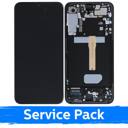 LCD ekraan ühilduv Samsung S906 S22 Plus raamiga / Graphite / (Service Pack)