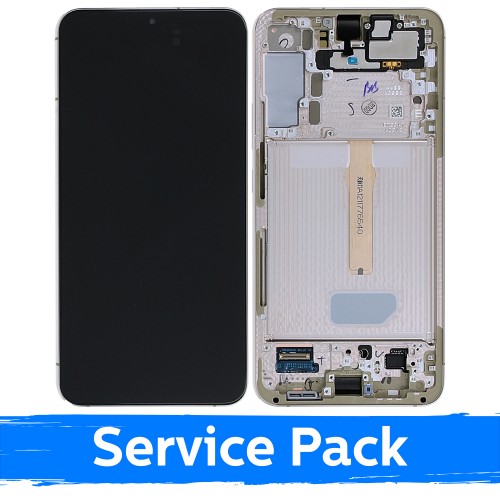 LCD ekraan ühilduv Samsung S906 S22 Plus raamiga / lilla / (Service Pack)