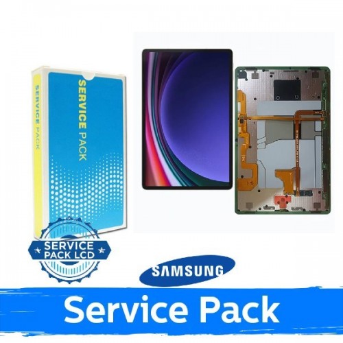 LCD Ekraan ühilduv Samsung X710 / X716 Tab S9 must (Service Pack)