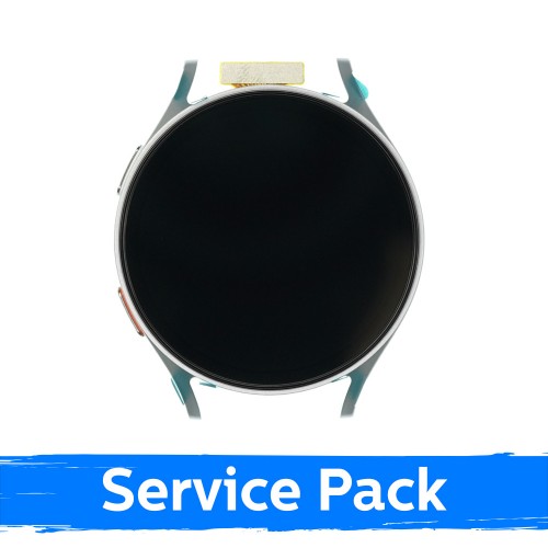 LCD ekraan ühilduv Samsung L310 Watch 7 44mm raamiga / hõbedane / (Service Pack)