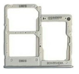 SIM card holder Samsung A415 A41 2020 Prism Crush Valge ORG