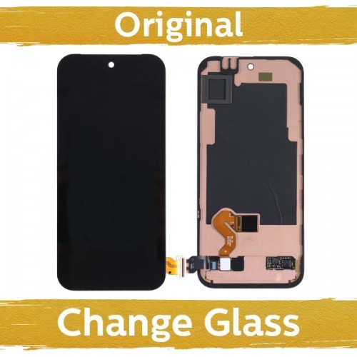 LCD ekraan ühilduv Google Pixel 9 Pro must raamiga (Renewed: China) + sõrmejäljelugejaga