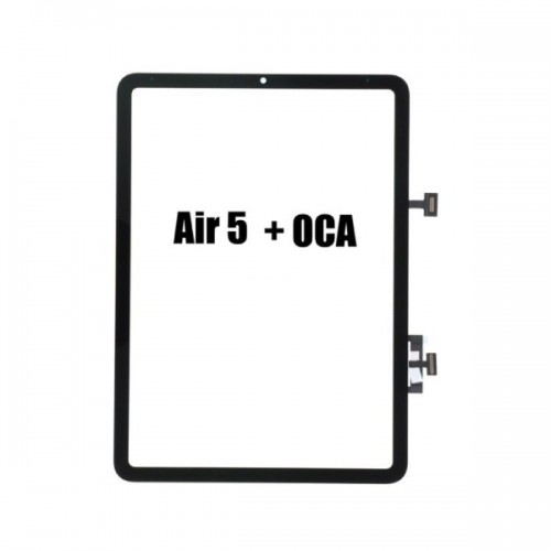 Puuteekraani digitaizer ühilduv "Pro+" Apple iPad Air 5 (2022) / must / klaas + OCA XH 250um