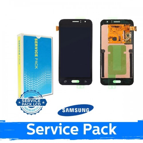 LCD ekraan ühilduv Samsung J120 2016 J1 kuldne (Service Pack)