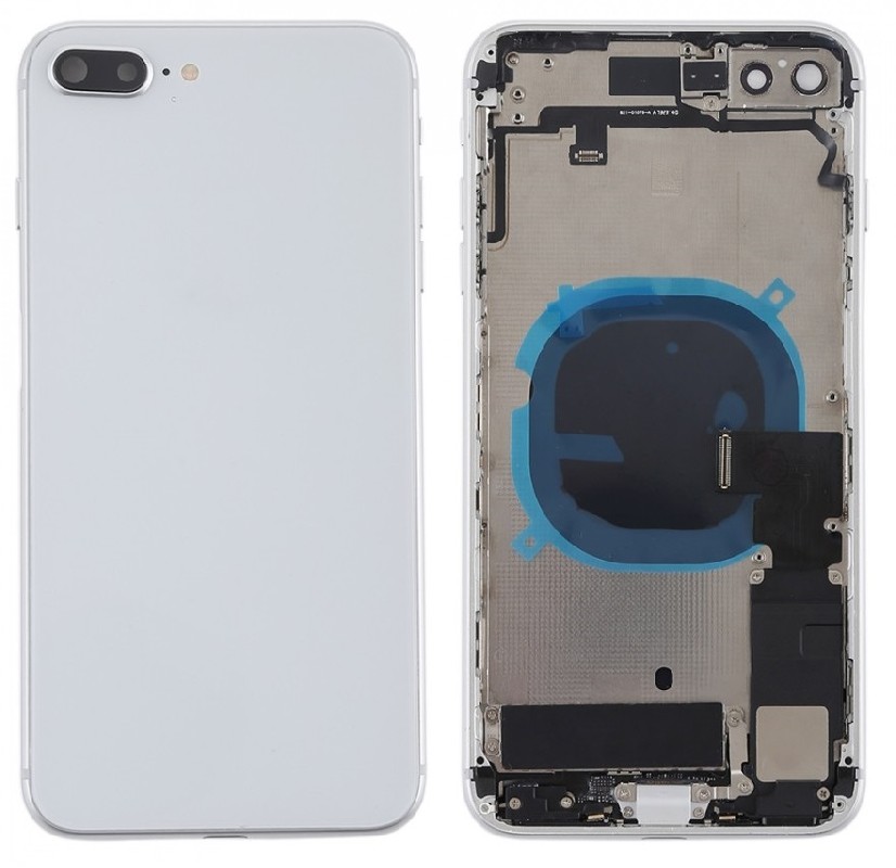 Aku ümbris iPhone 8 Plus Hõbedane full koos flex original (used Grade B)