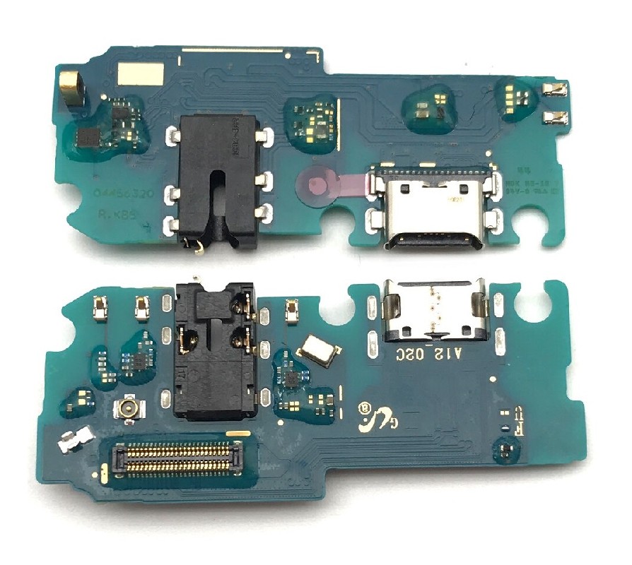 Flex Samsung A125 A12 2020/M127 M12 2021 jaoks plugin, microphone, headphone connector original (service pack)
