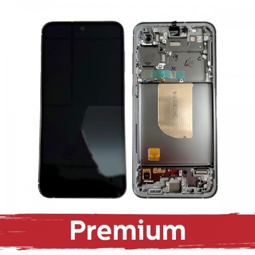 LCD ekraan ühilduv Samsung S711 S23 FE raamiga / Grafiit / OEM