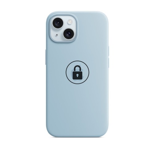 Ümbris "Silicone Case v2" iPhone 15 / Helesinine / pakendis