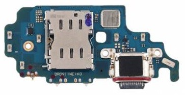 Flex Samsung G998 S21 Ultra jaoks plugin, microphone, SIM reader original (service pack)