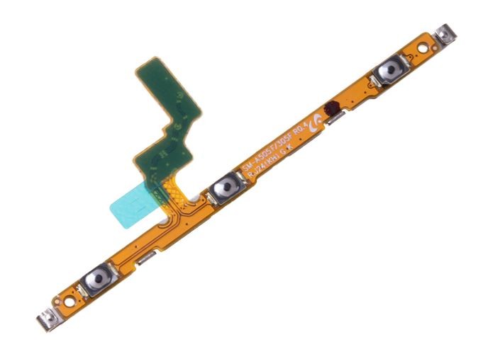 Samsung A205 A20 2019/A305 A30/A307 A30S/A405 A40 2019/A505 A50 2019 sisse-/väljalülituse ja helitugevuse juhtimise flex kaabel originaal (teeninduskomplekt)