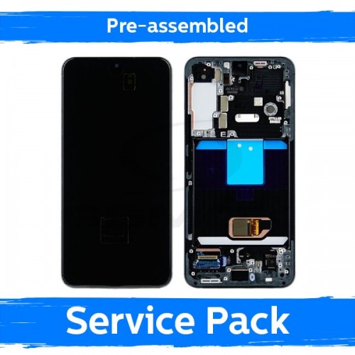 LCD ekraan ühilduv Samsung S901 S22 raamiga / Pink Gold / (Eelkokku pandud Service Pack)