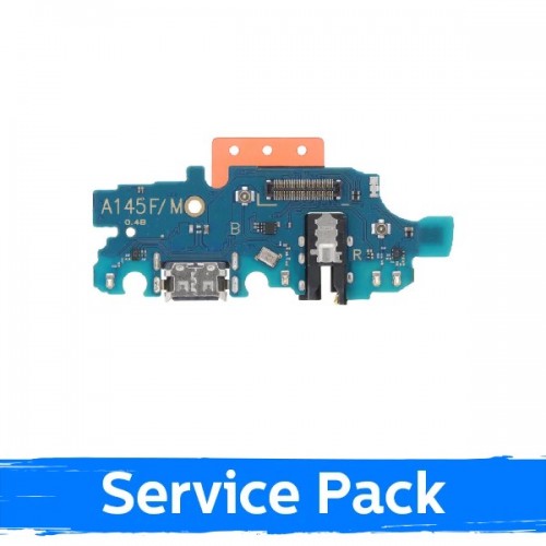 Laadimisport ühilduv Samsung A145F A14 flexiga / Plata (Service Pack)