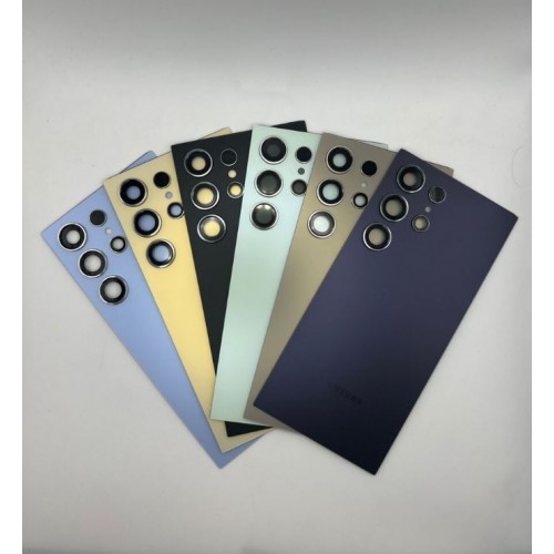 Tagakaas ühilduv Samsung S928 S24 Ultra / Titanium Yellow / (kaamera läätsega) OEM