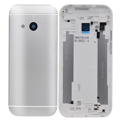 Tagakaas HTC One Mini 2 (M8 mini) hõbedane originaal (kasutatud Grade A)