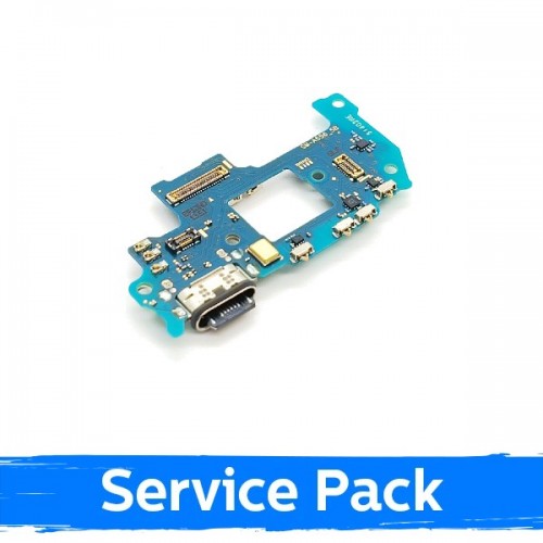 Laadimisport ühilduv Samsung A556 A55 5G flex / Plata (Service Pack)