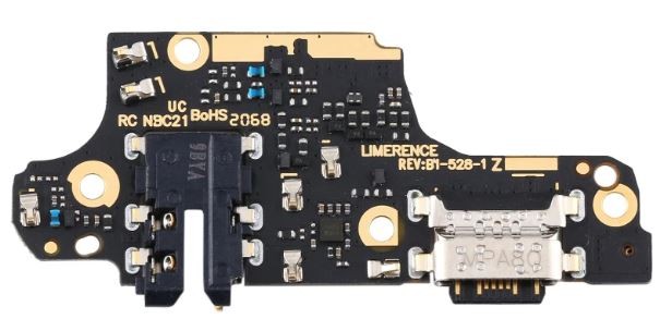 Flex Xiaomi Redmi Note 9S/Note 9 Pro koos charging connector ja microphone original (service pack)