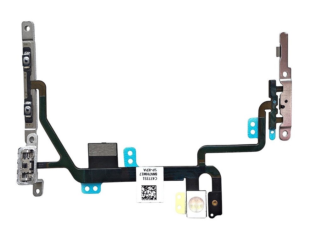 Flex jaoks iPhone 8/SE 2020 on/off koos volume control, flashlight ja microphone used ORG
