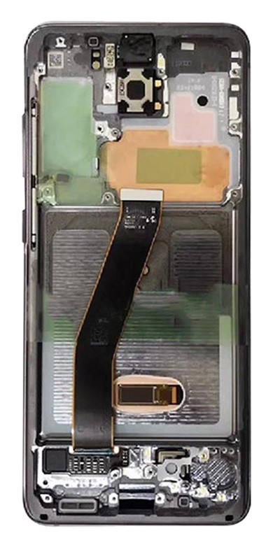 LCD screen Samsung G981F/G980F S20 koos touch screen ja frame Cosmic Hall original (used Grade C)