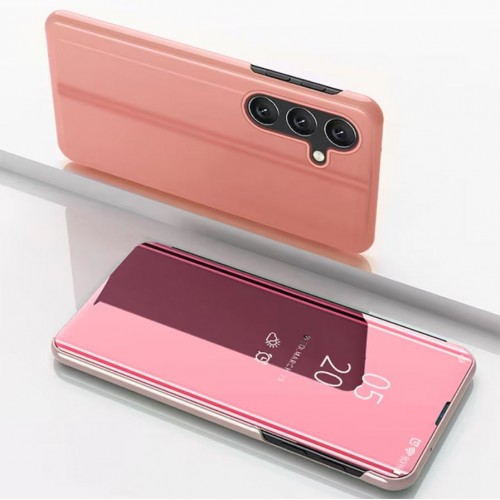 Telefoni ümbris "Clear View" Samsung S931 S25 roosa