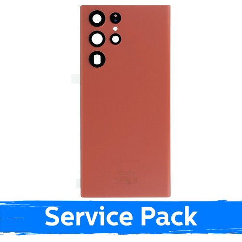 Tagakaas ühilduv Samsung S908 S22 Ultra / Punane / (Service Pack)