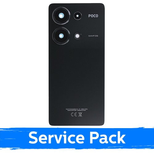 Tagakaas ühilduv Xiaomi Poco M6 Pro 4G / must / (Service Pack)