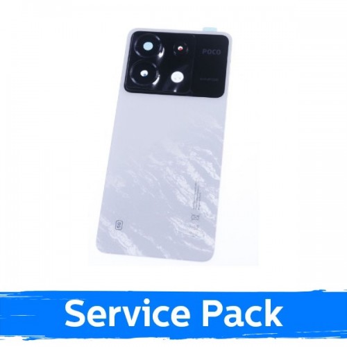 Tagakaas ühilduv Xiaomi Poco X6 5G / valge / (Service Pack)