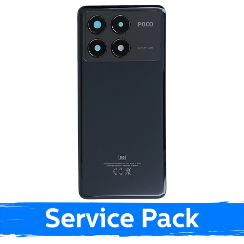 Tagakaas ühilduv Xiaomi Poco X6 Pro 5G / must / (Service Pack)
