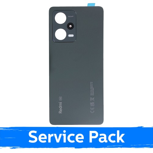 Tagakaas ühilduv Xiaomi Redmi Note 12 Pro 5G / Midnight Black / (Service Pack)