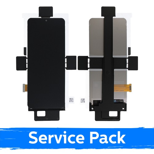 LCD ekraan ühilduv Samsung F741 Z Flip6 (SISEMINE) must (Service Pack) (NF versioon)