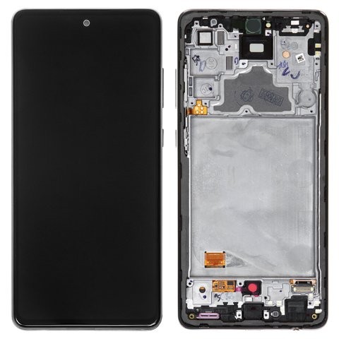 LCD ekraan Samsung A725/A726 A72 4G/5G puuteekraani ja raamiga must originaal (service pack)