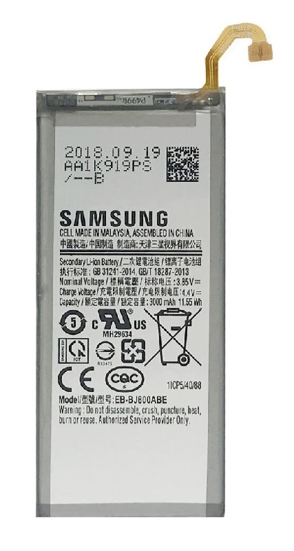 Aku ORG Samsung A600 A6 2018/J600 J6 2018 3000mAh EB-BJ800ABE