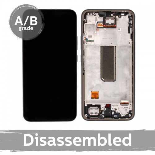 LCD ekraan ühilduv Samsung A346 A34 5G raamiga / Lime / (9.5/10 Used)