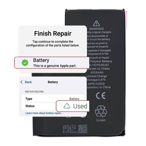 Aku ühilduv iPhone 13 Pro Max / Self-Diagnosable / 4352mAh