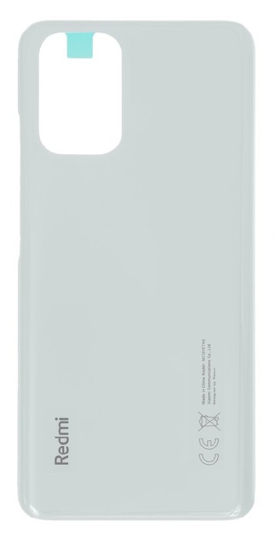 Tagakaas jaoks Xiaomi Redmi Note 10 4G Pebble Valge (M2101K7AI/M2101K7AG) ORG