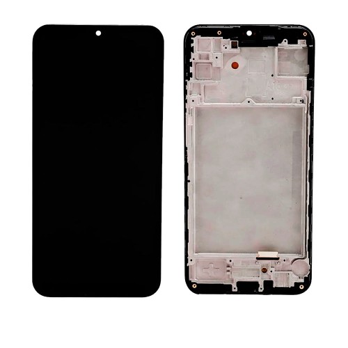 LCD ekraan ühilduv Samsung A155 A15 4G / A156 A15 5G must raamiga HQ