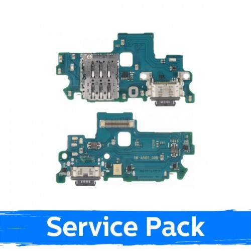 Laadimisport ühilduv Samsung A566 A56 5G flexiga / Plata (Service Pack)