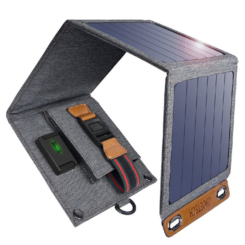 Juhtmevaba solar panel laadija Choetech (SC004) (14W 2.4A)