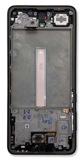 LCD screen Samsung A336 A33 5G 2022 koos touch screen ja frame Must original (service pack)