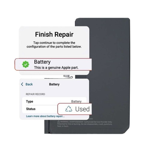 Aku ühilduv iPhone 15 / isediagnoositav / 3349mAh