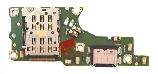 Flex Huawei Honor 50 Lite koos charging connector ja microphone, SIM reader original (service pack)