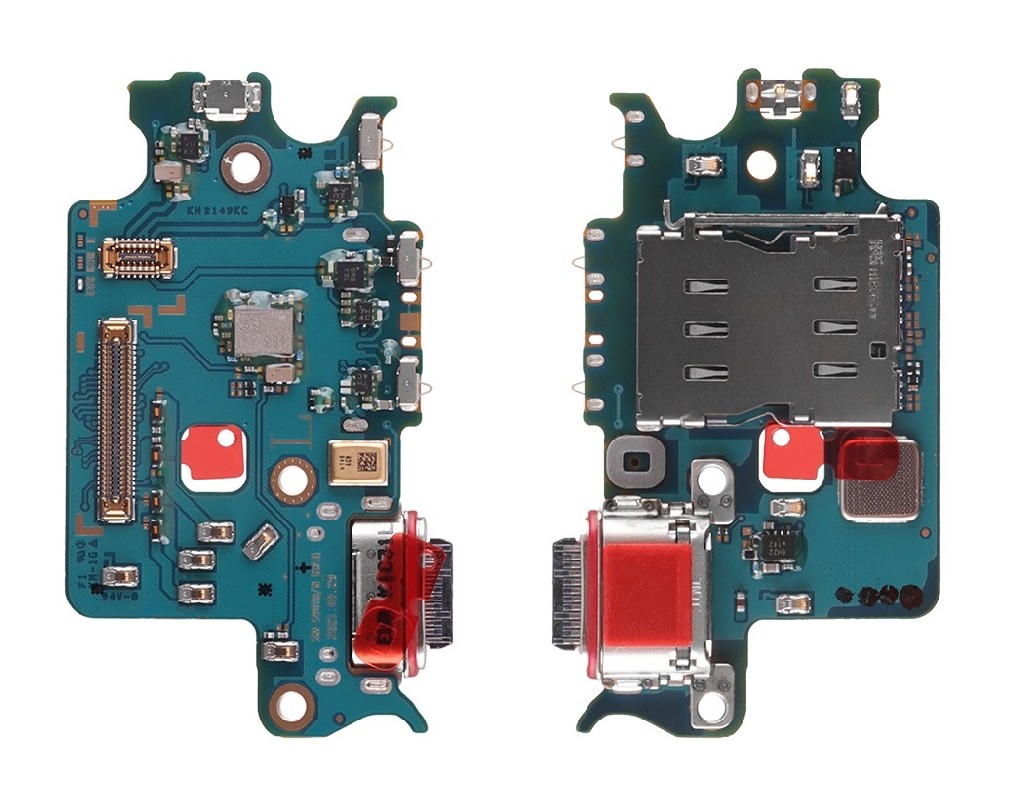 Flex Samsung S901 S22 jaoks plugin, microphone, SIM reader original (service pack)