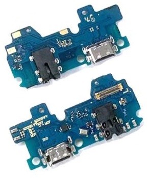 Flex Samsung M225 M22 2021/M325 M32 2021 jaoks plugin, microphone, headphone connector original (service pack)