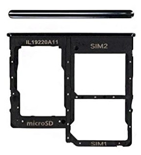 SIM-kaardi hoidja Samsung A315 A31 2020 Prism Crush Black originaal (service pack)