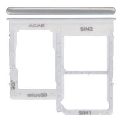 SIM-kaardi hoidja Samsung A315 A31 2020 Prism Crush White originaal (service pack)