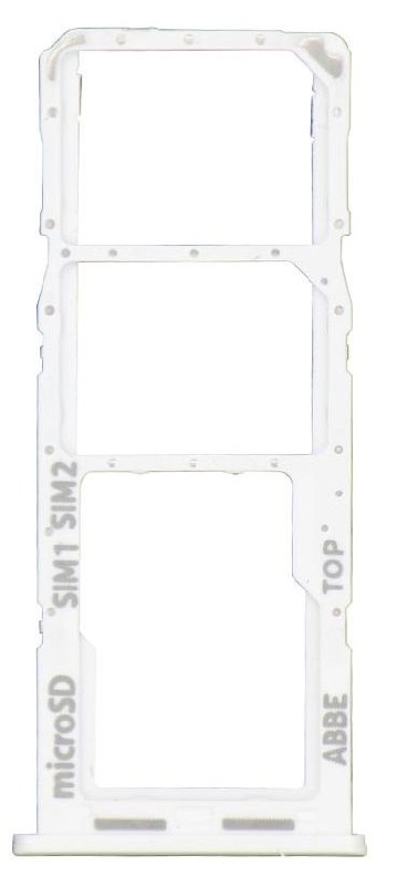 SIM card holder Samsung A225 A22 4G 2021 Valge original (service pack)