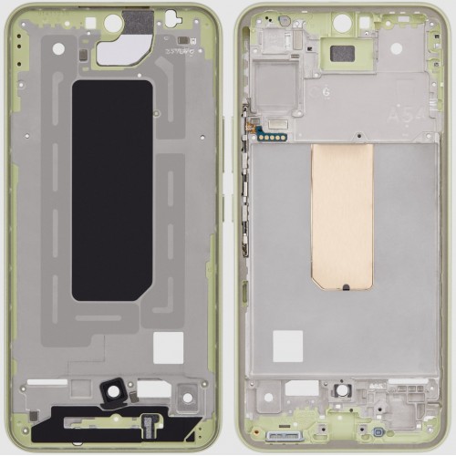 Keskmise raami korpus jaoks Samsung A546 A54 5G (Lime)