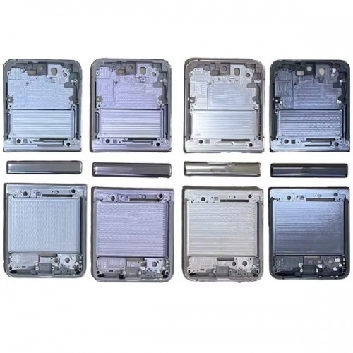 Keskmise raami korpus jaoks Samsung F721 Z Flip4 (Blue)