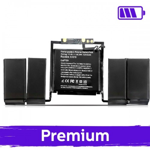 Aku ühilduv Macbook Retina 13 (A1706 / A1819) / Premium