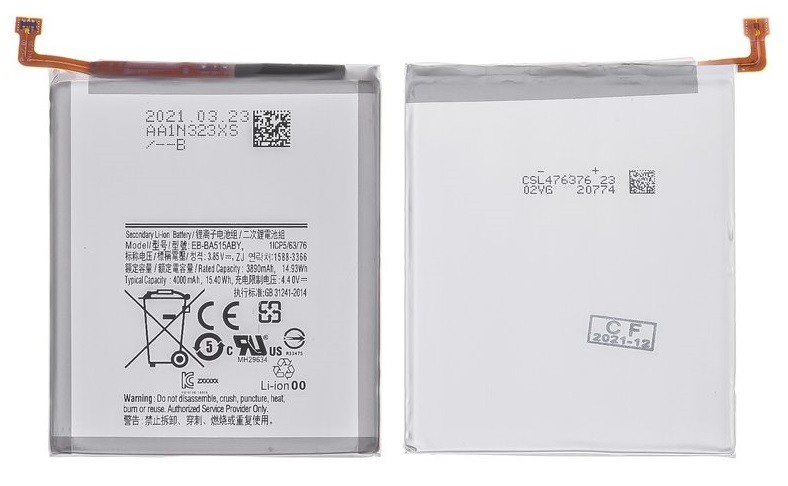 Aku ORG Samsung A515 A51 4000mAh EB-BA515ABY